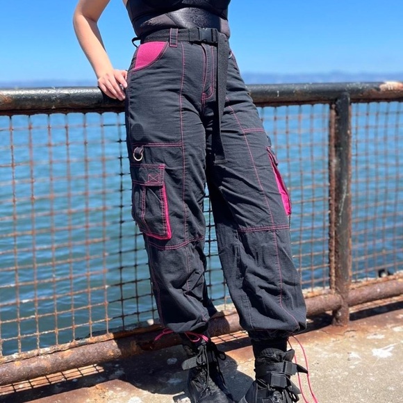 Dolls Kill Pants & Jumpsuits Dollskill X Bratz Pink And Black Cargo
